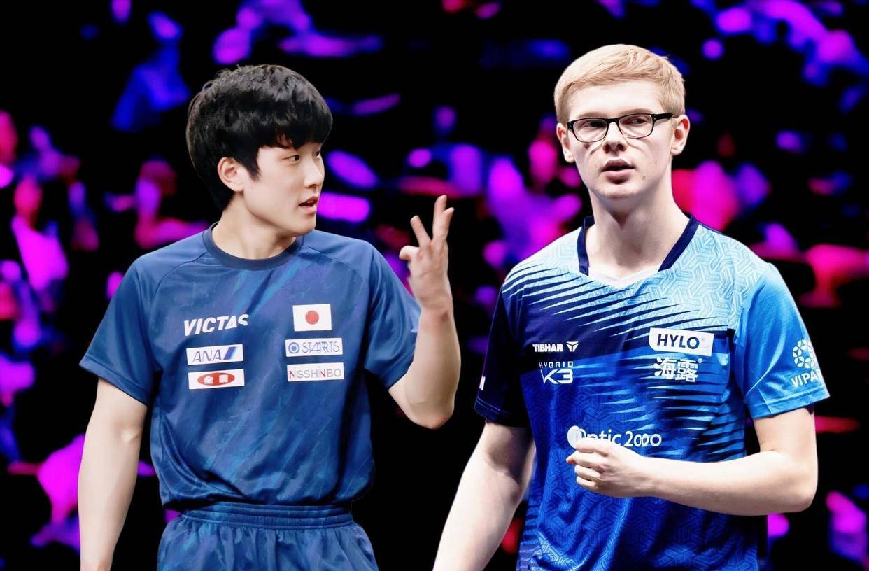 法国队轻取韩国队，张本智和统治全场