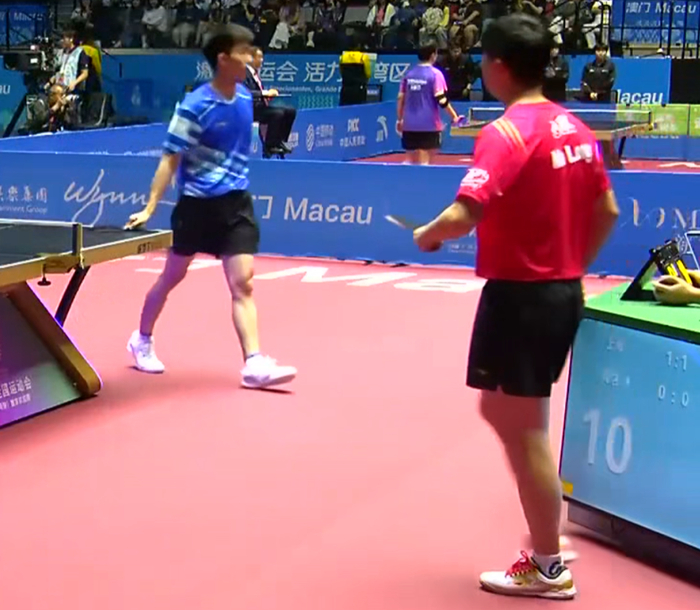 奥地利乒乓球队绝地反击比利时乒乓球队，马龙绝境逆转